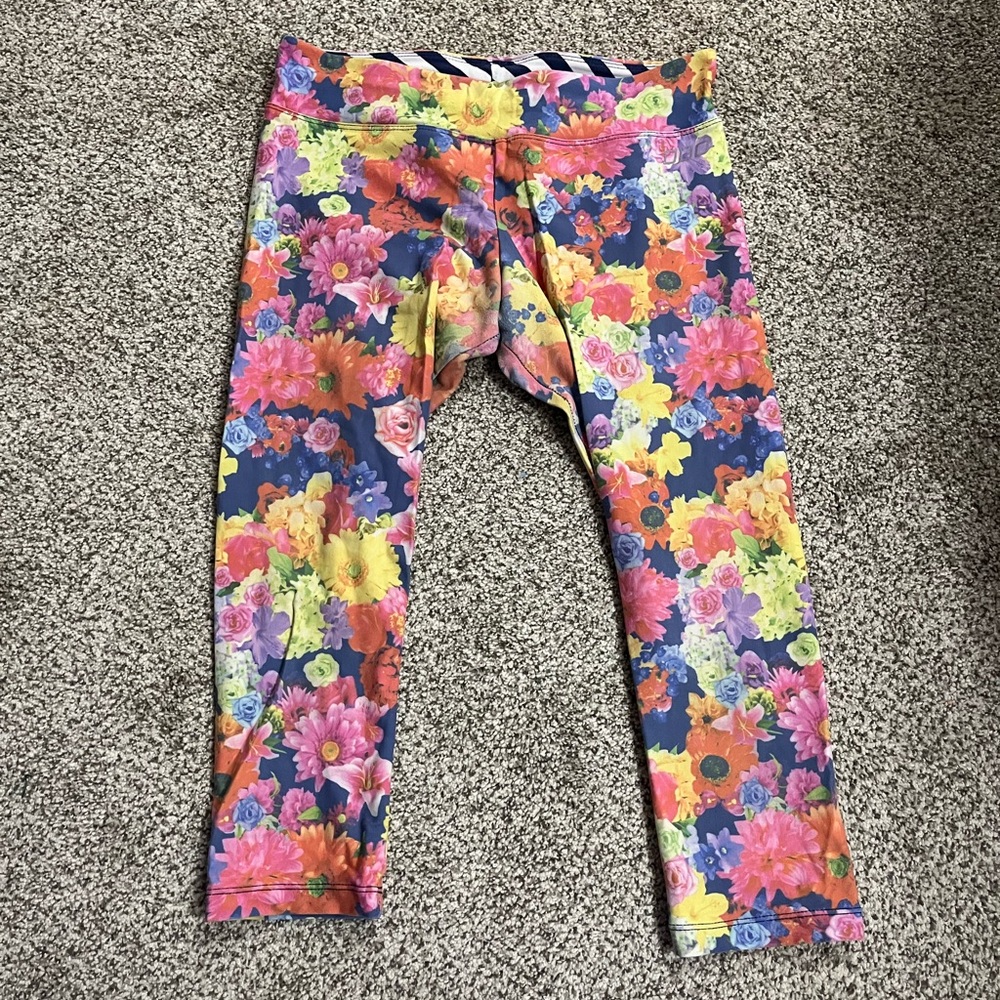 Lorna Jane Women’s Active Compression Leggings- Vibrant Floral